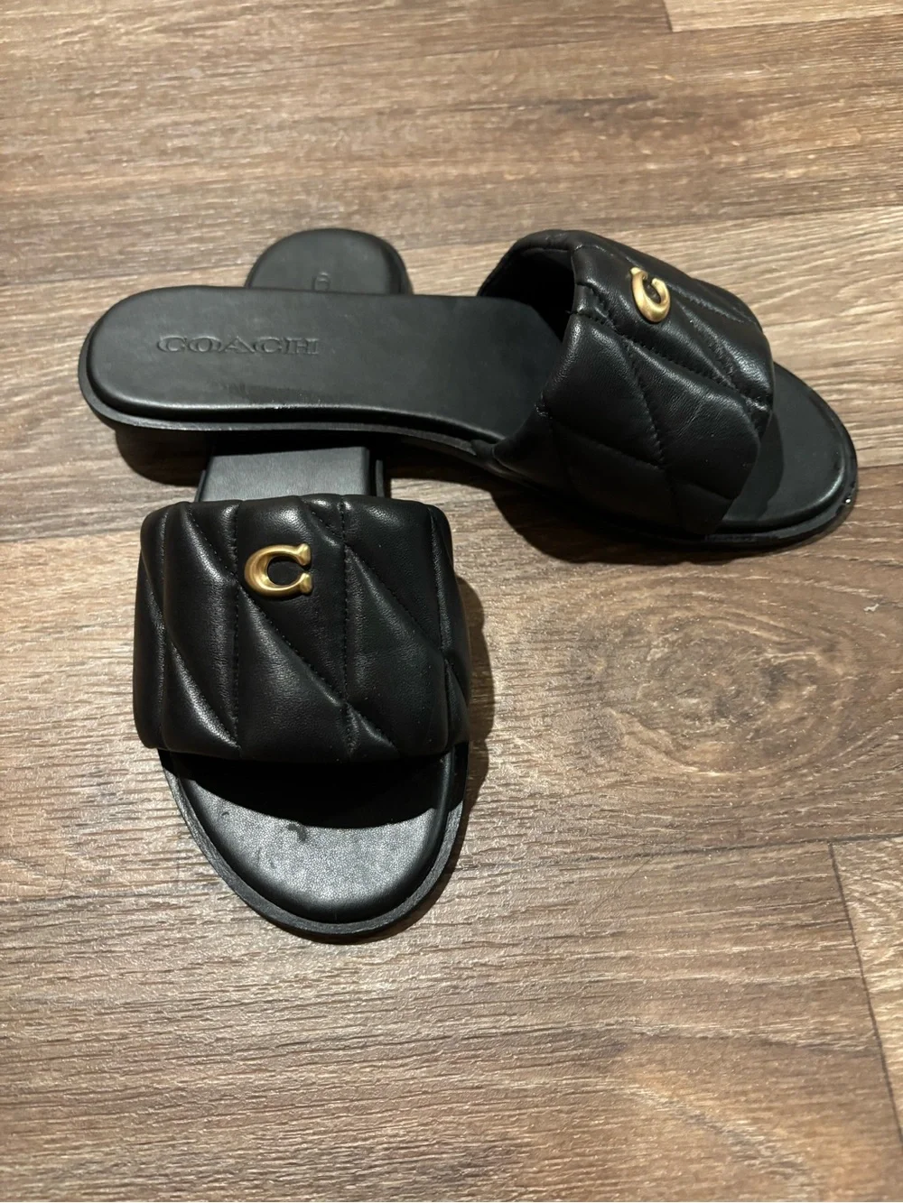 Coach Holly Quilted Sandals